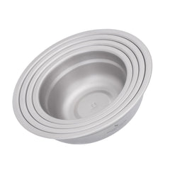 Boundless Voyage titanium plate-bowl-stack shown compact for camping meals