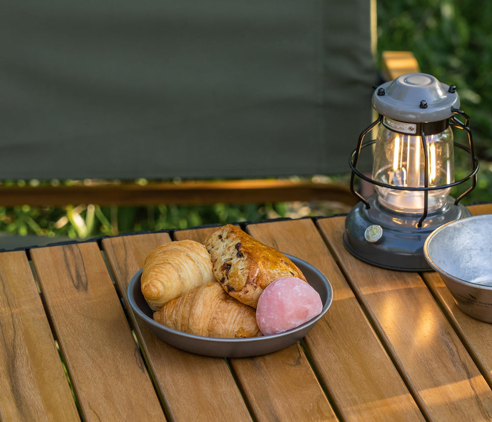 Boundless Voyage plate open-flame ready design for camp cooking.