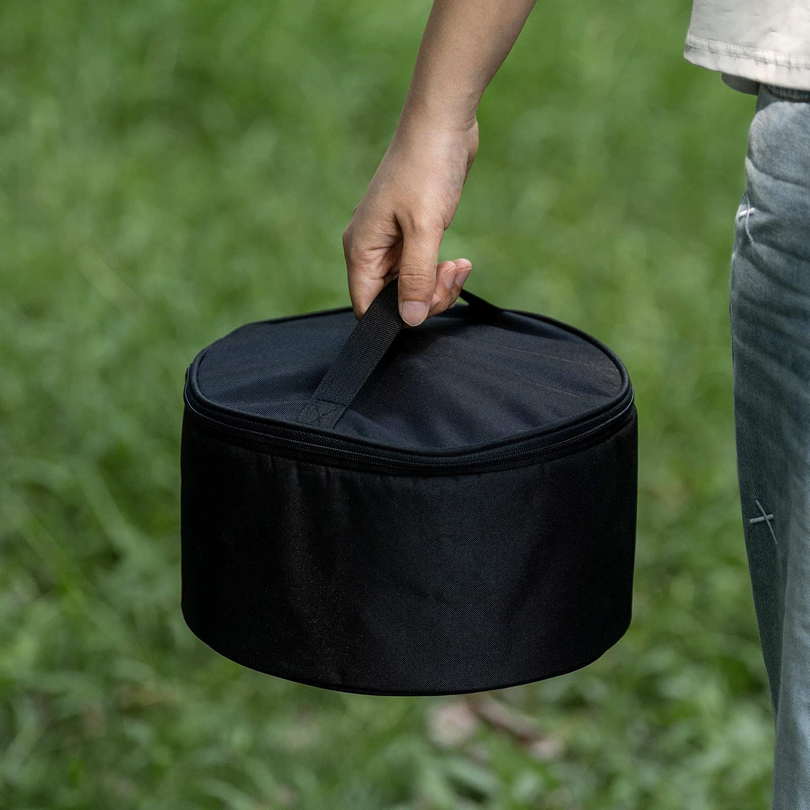 Boundless Voyage Titanium Pot camping setup enables cooking anywhere.