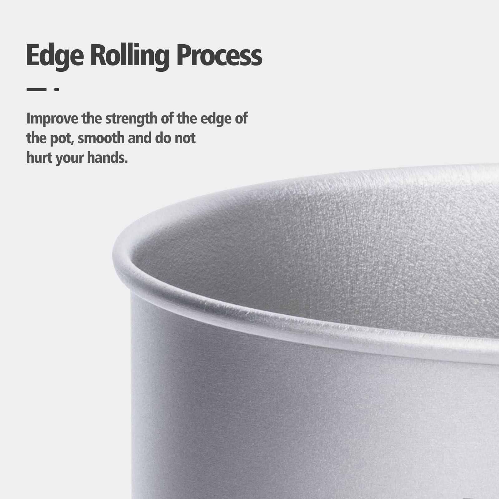 Boundless Voyage pot with lid functionality saves stove space.