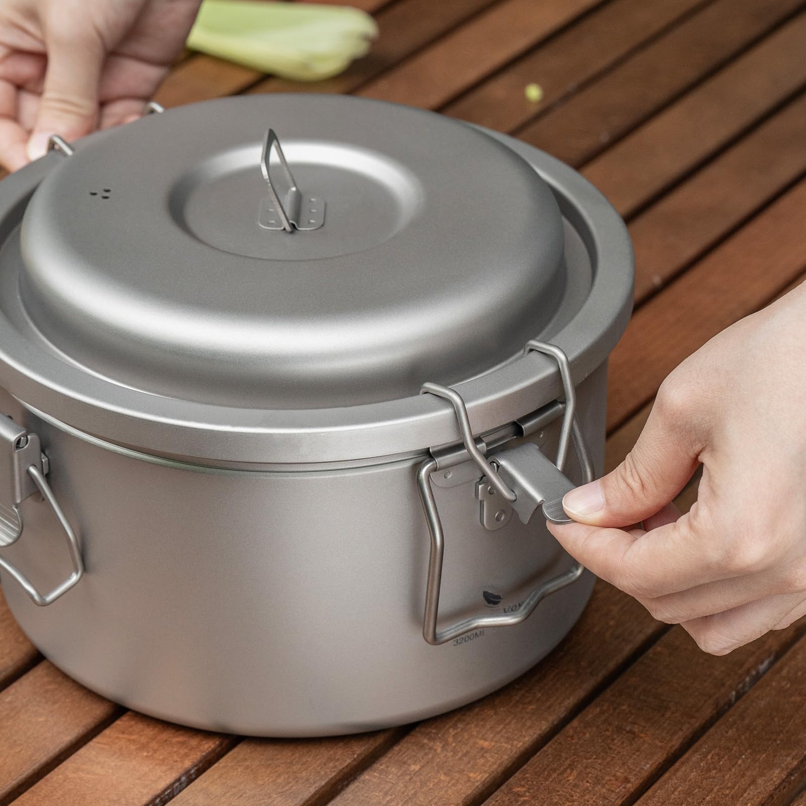Boundless Voyage Titanium Pot ultralight portable design for home and outdoors.