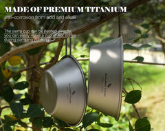 Boundless Voyage Sierra cup direct-heat capability for hot beverages on hikes