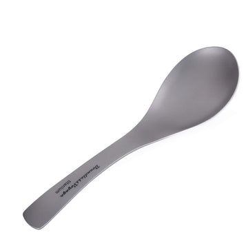 Boundless Voyage titanium spoon with compact design for backpacking meals.