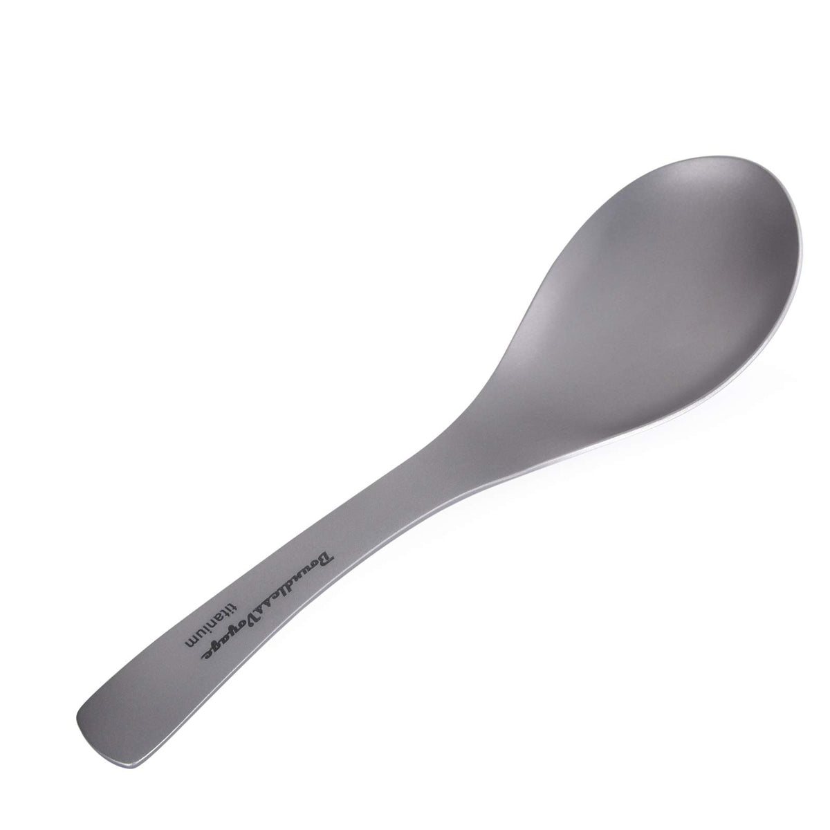 Boundless Voyage titanium spoon with compact design for backpacking meals.