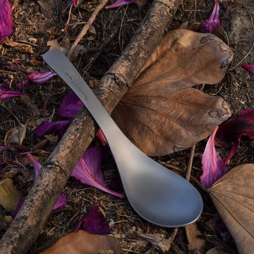 Boundless Voyage spoon is dishwasher safe and easy to clean outdoors.