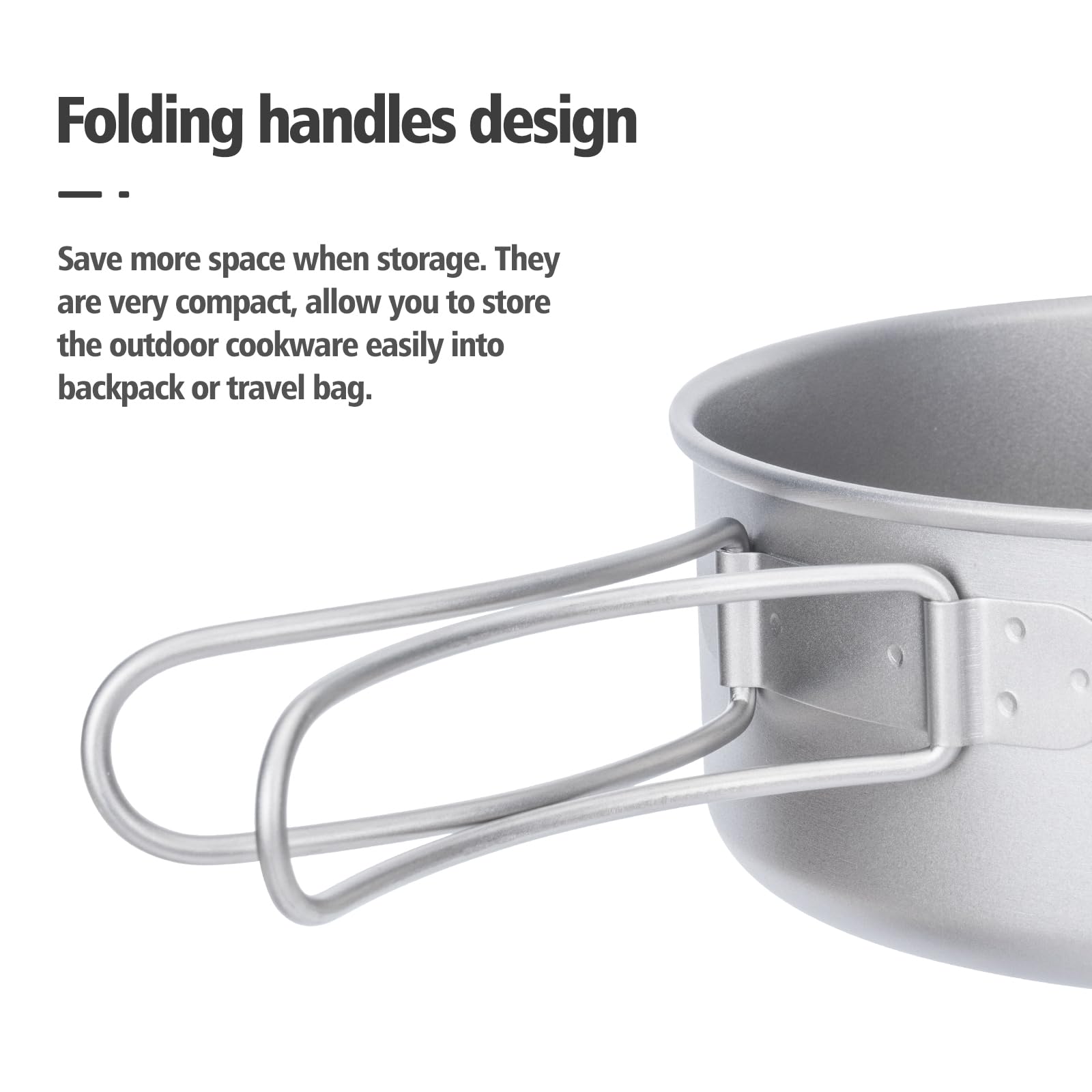 Boundless Voyage stackable titanium pots simplify travel packing.