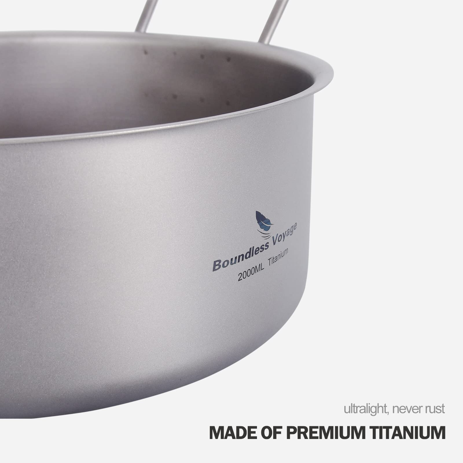 Boundless Voyage 2L open-flame compatible cooking on camp stove