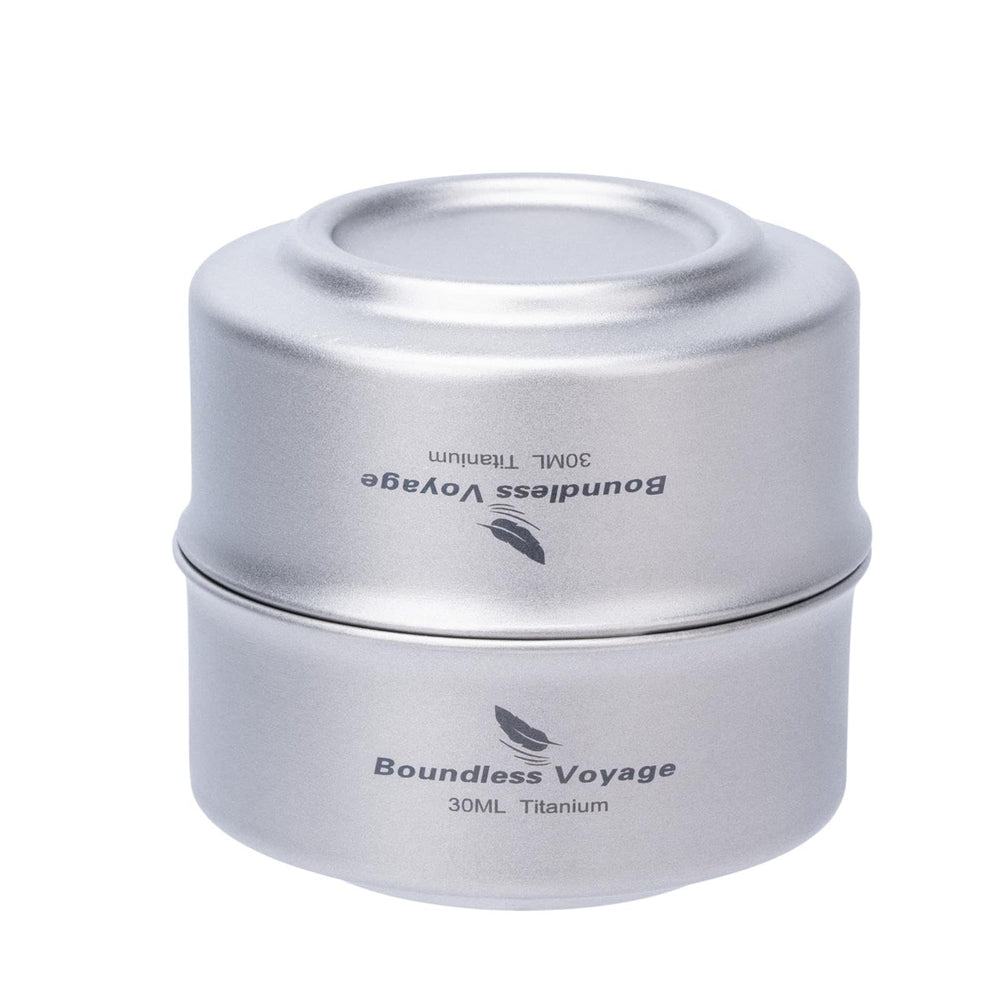 Boundless Voyage titanium teacup for rugged outdoor sipping.