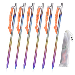 Boundless Voyage titanium tent peg 24cm for reliable soil grip.