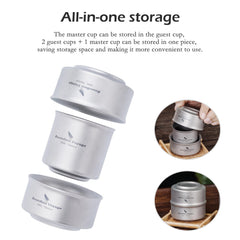 Boundless Voyage ultralight teacup designed for backpacking and travel.