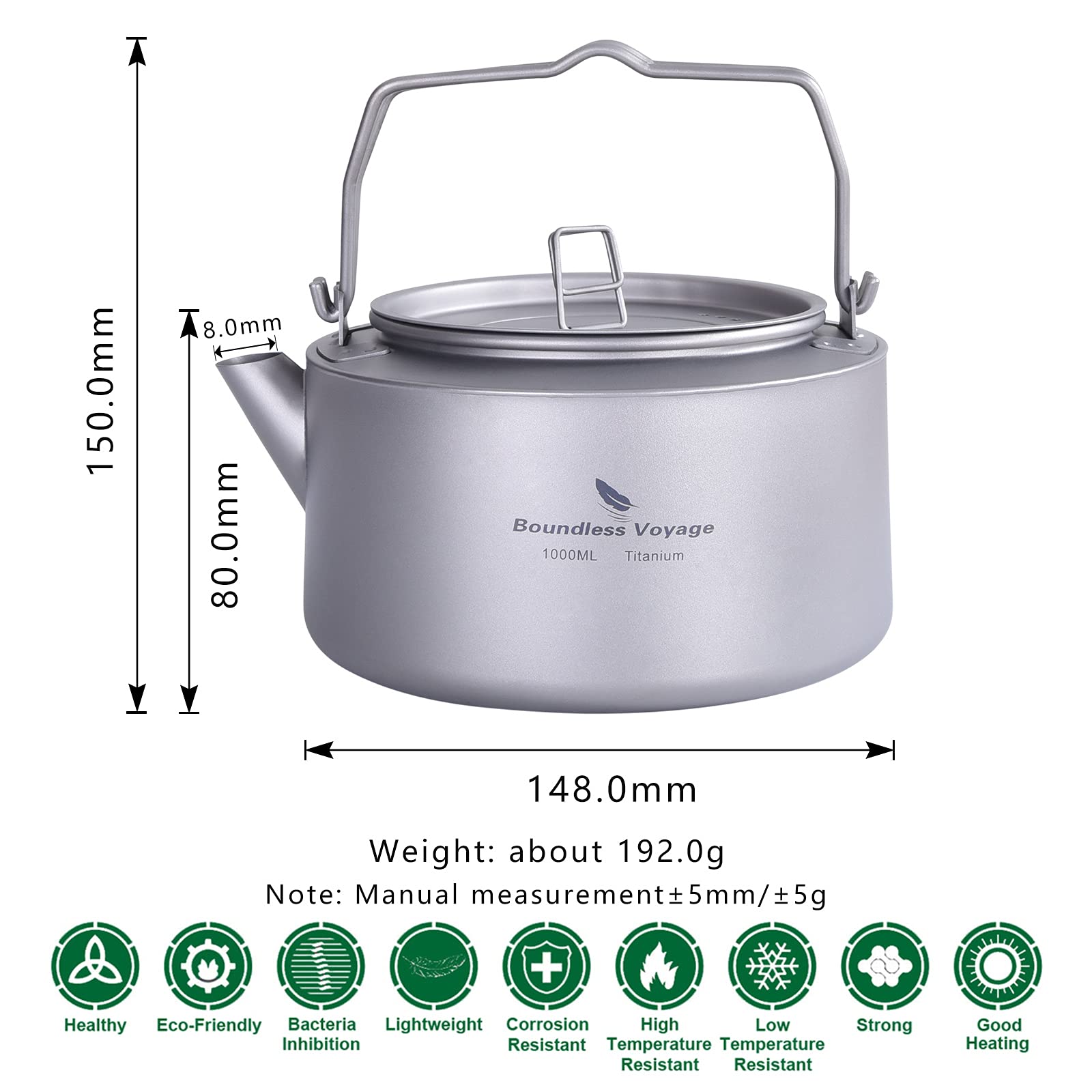 Boundless Voyage ultralight teapot offers quick brews on trails.