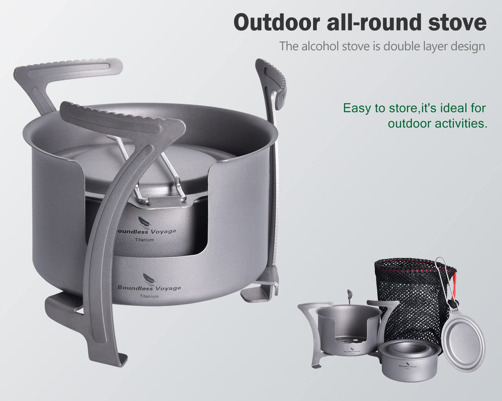 Boundless Voyage wind screen setup keeps flames stable in breezy camps.