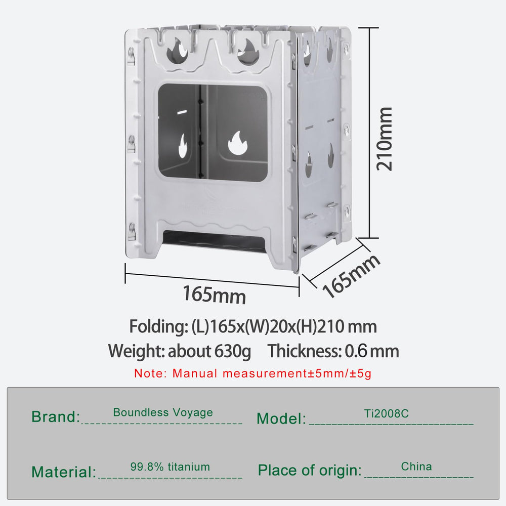 Boundless Voyage wood-fuel burning design with bottom air vents boosts efficiency.