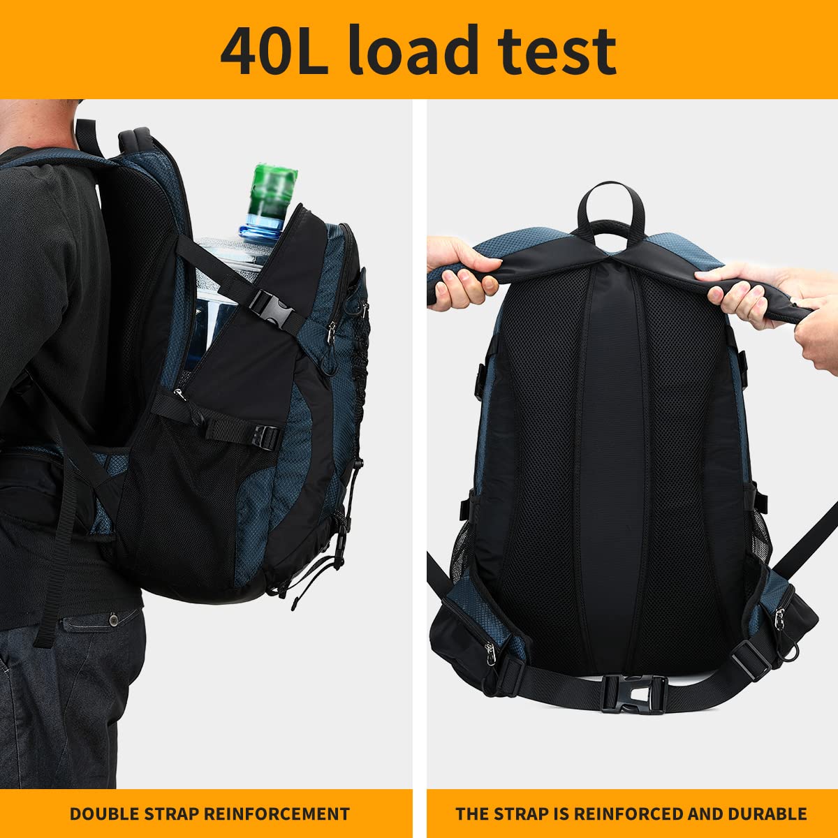 BOVIP 40L lightweight daypack supports daily use with versatile functionality