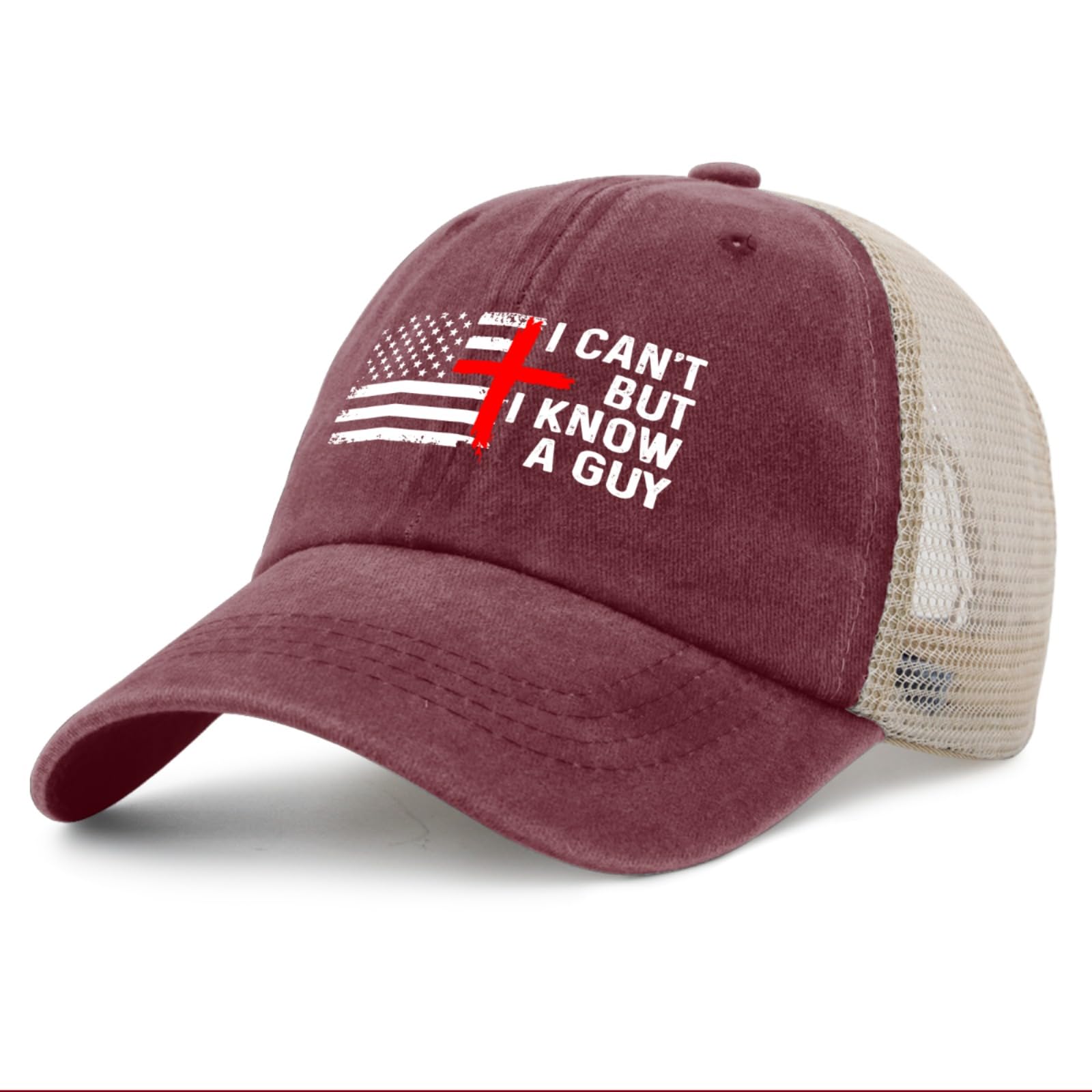 BOVONI Dad Hat I Can't But Know An Guy back mesh emphasizes breathability