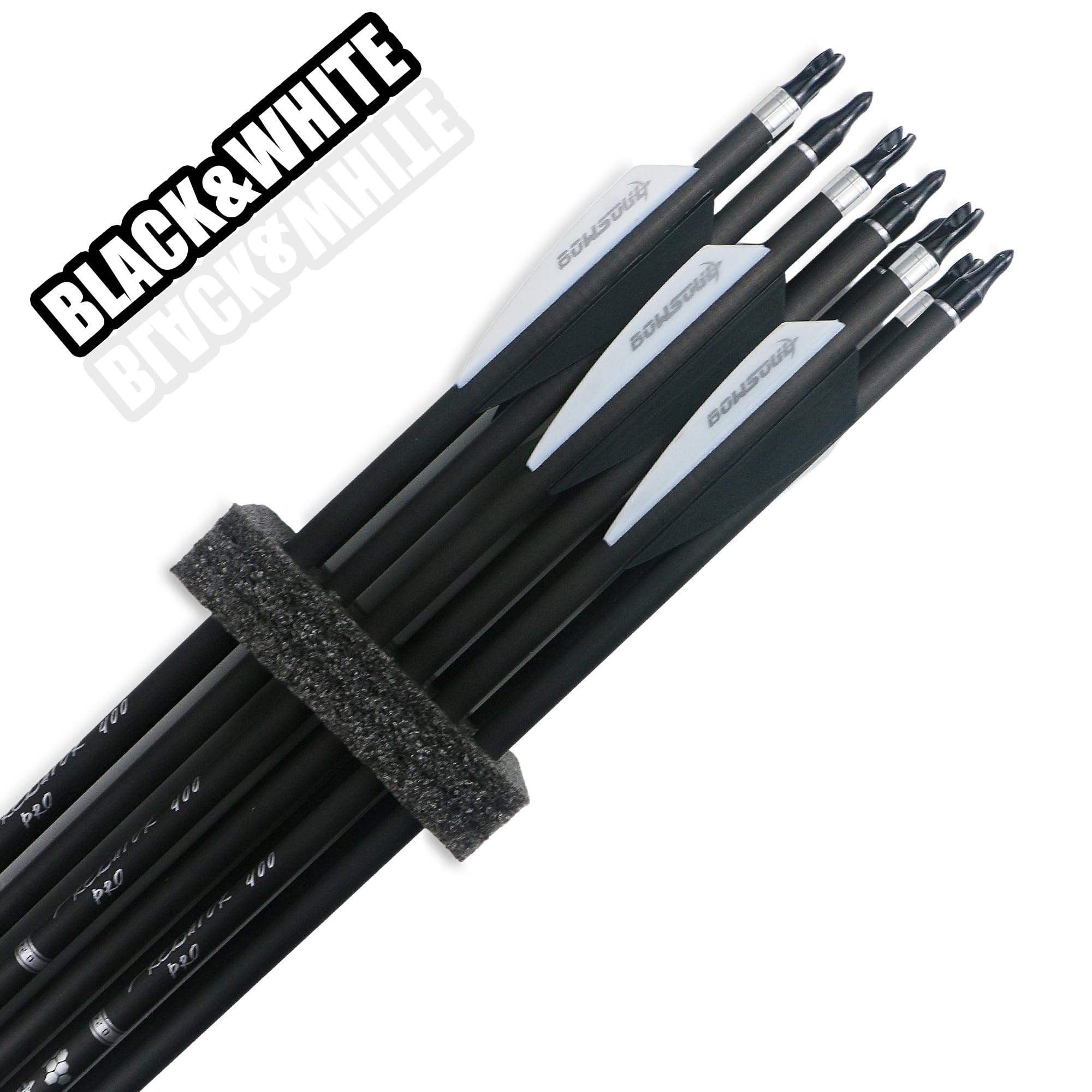 BOWSOUL 100-grain replaceable tips enable broadhead versatility.