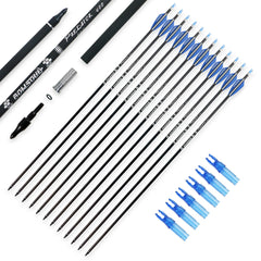 BOWSOUL 30-inch carbon arrow shaft for precise target shooting