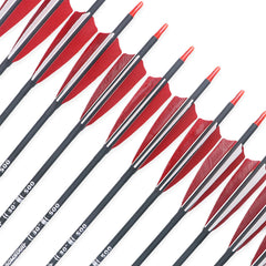 BOWSOUL 31.5inch carbon arrow length ensures consistent weight and balance.