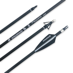 BOWSOUL arrow straightness indicator shows 0.006 inch tolerance for accuracy.