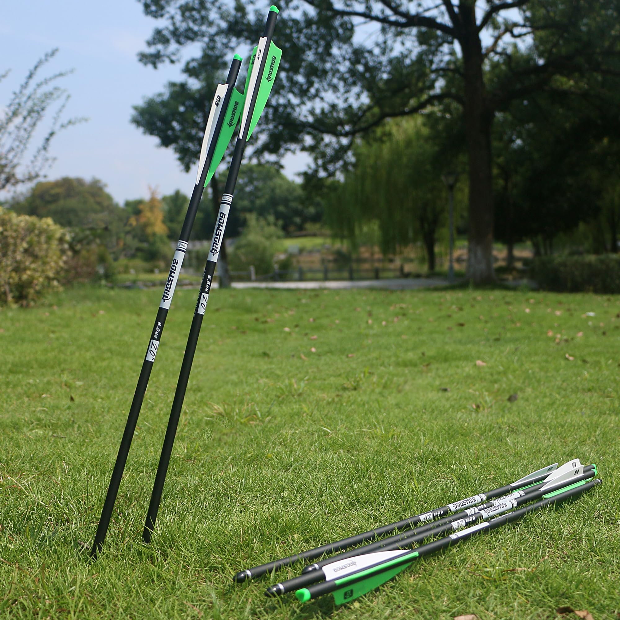 BOWSOUL crossbow bolts carbon shaft for lightweight accuracy