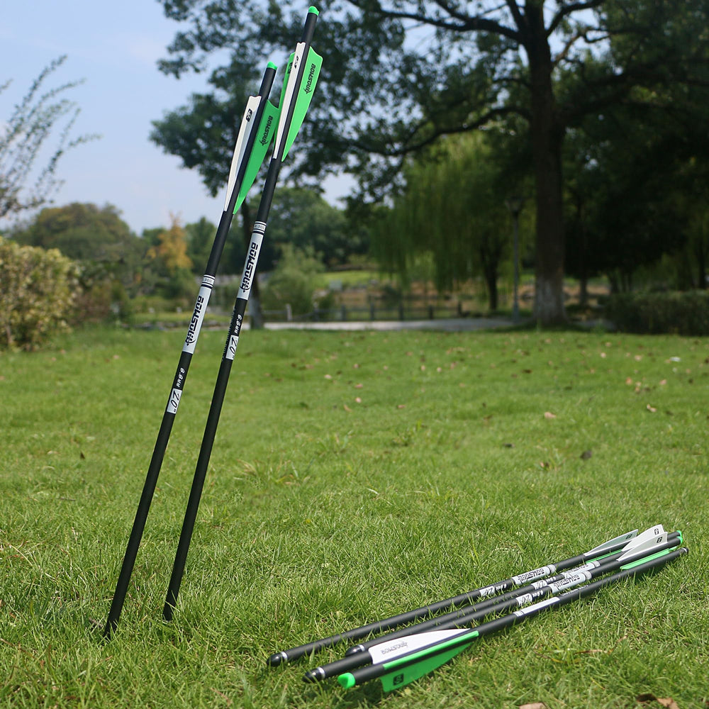 BOWSOUL crossbow bolts carbon shaft for lightweight accuracy