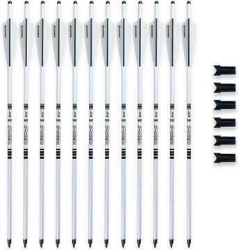 BOWSOUL crossbow bolts feature a fluorescent shaft for enhanced visibility during practice or hunting.