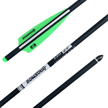BOWSOUL crossbow bolts packaging showing quality-inspected contents