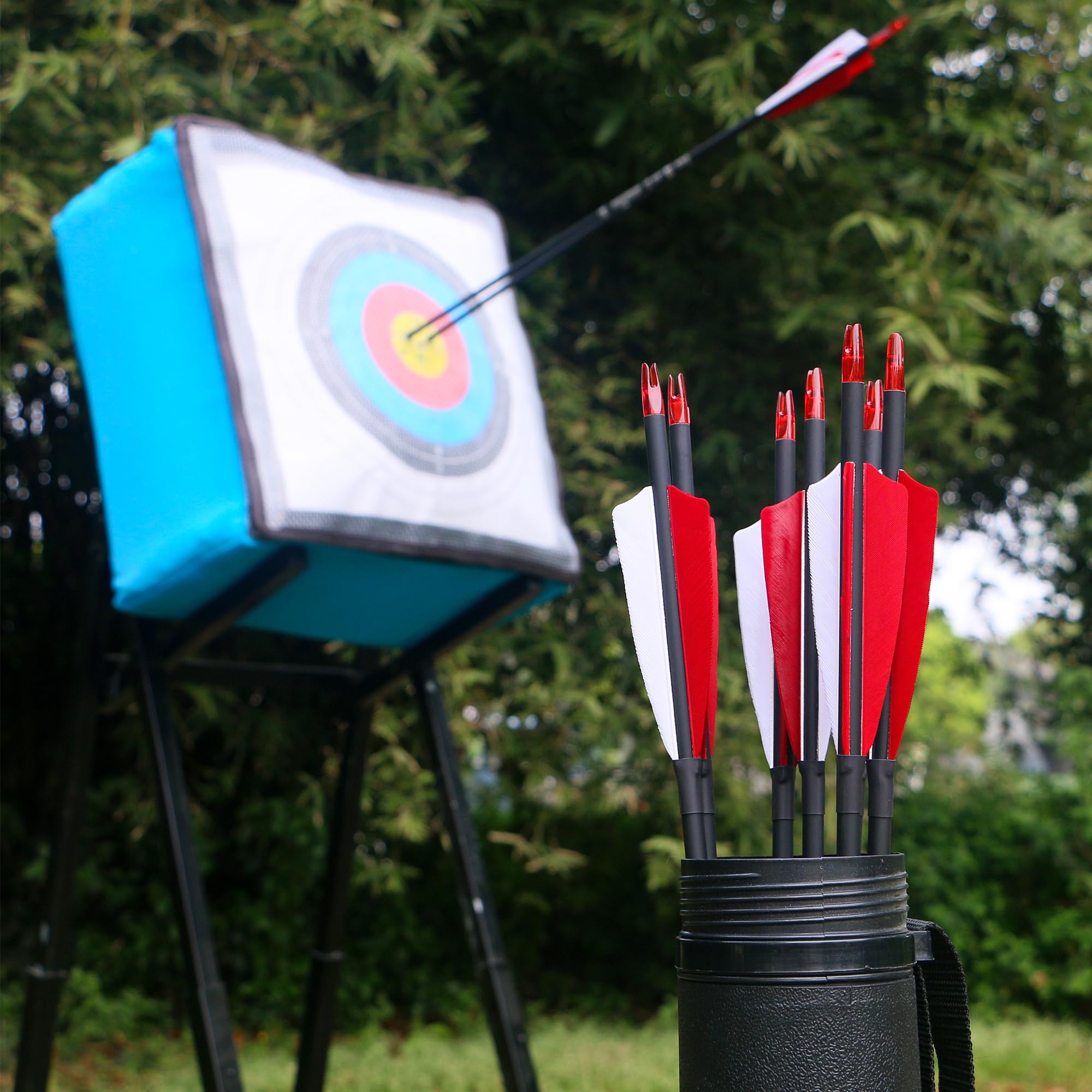 BOWSOUL replaceable 100 grain field point accepts hunting broadheads.