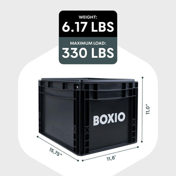 BOXIO accessories including Plug, hemp litter, and biodegradable bags for a complete setup.