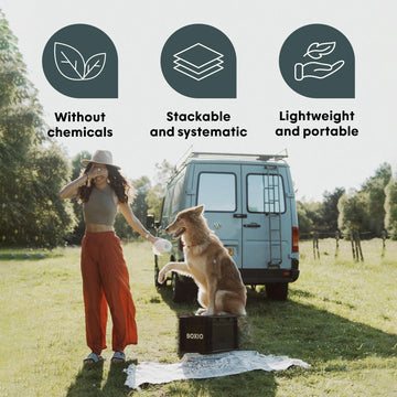 BOXIO robust design balances lightweight build with outdoor stability.