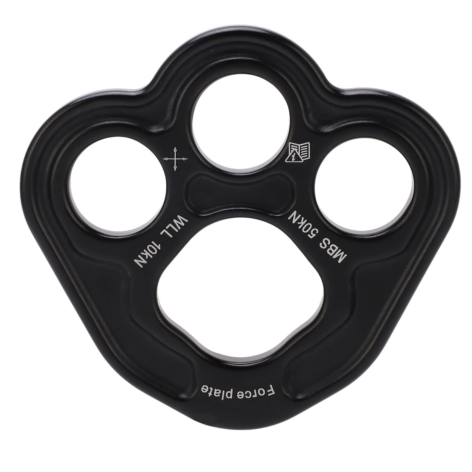 Boxwizard Rigging Plate with 3 holes for balanced load distribution in climbing