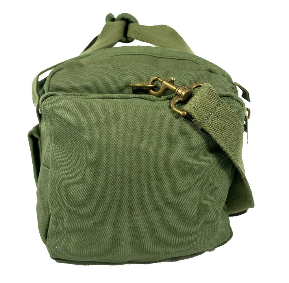Boyt Harness Sporting Clays Bag OD Green showing exterior pockets for accessories.