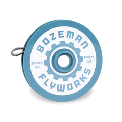 Bozeman FlyWorks fluorocarbon tippet 55 yards 5X for strong knots and abrasion resistance.