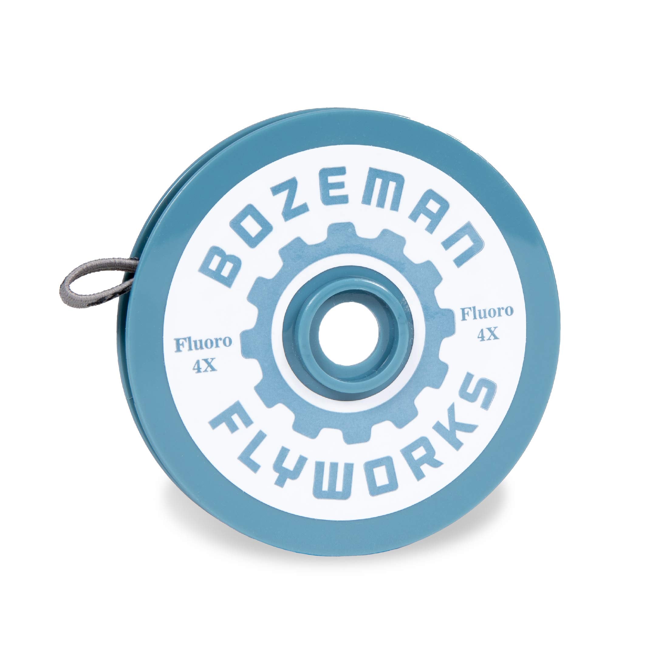 Bozeman FlyWorks fluorocarbon tippet spool, 55 yards, durable line for versatile freshwater fishing.