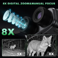 Bozily night vision goggles offer 7-level infrared for visibility up to 300 meters.