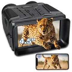 Bozily night vision goggles with WiFi app control for remote wildlife scouting.