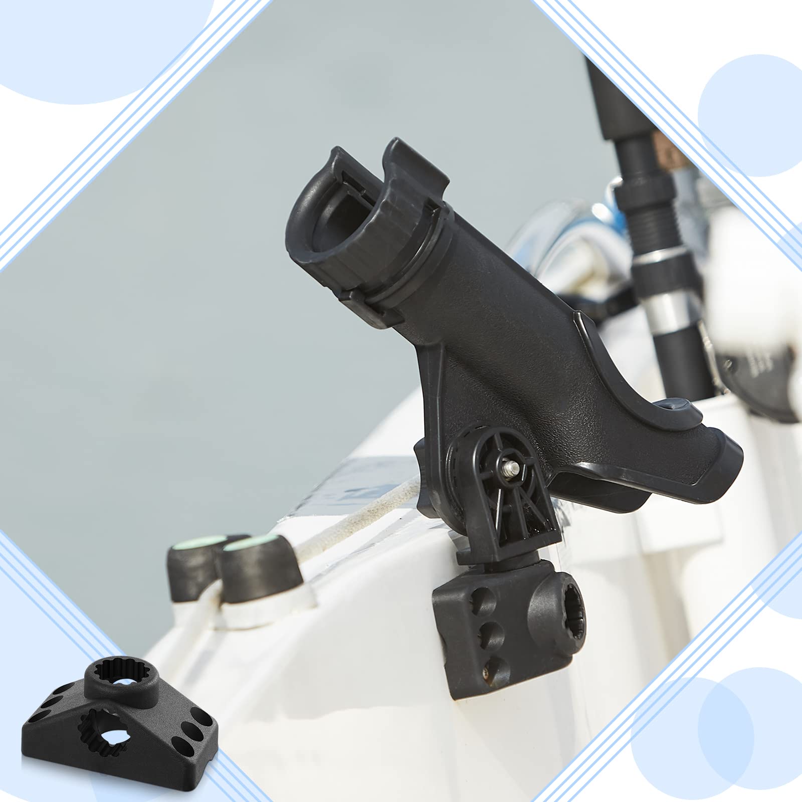 Bracket specifications: ABS, black, 3.93 x 1.96 inches with screw details