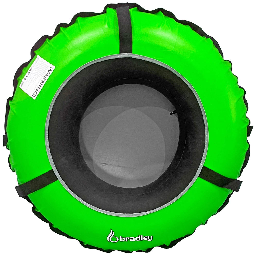 Bradley heavy-duty river tube cover protects against abrasion on rocky riverbeds.