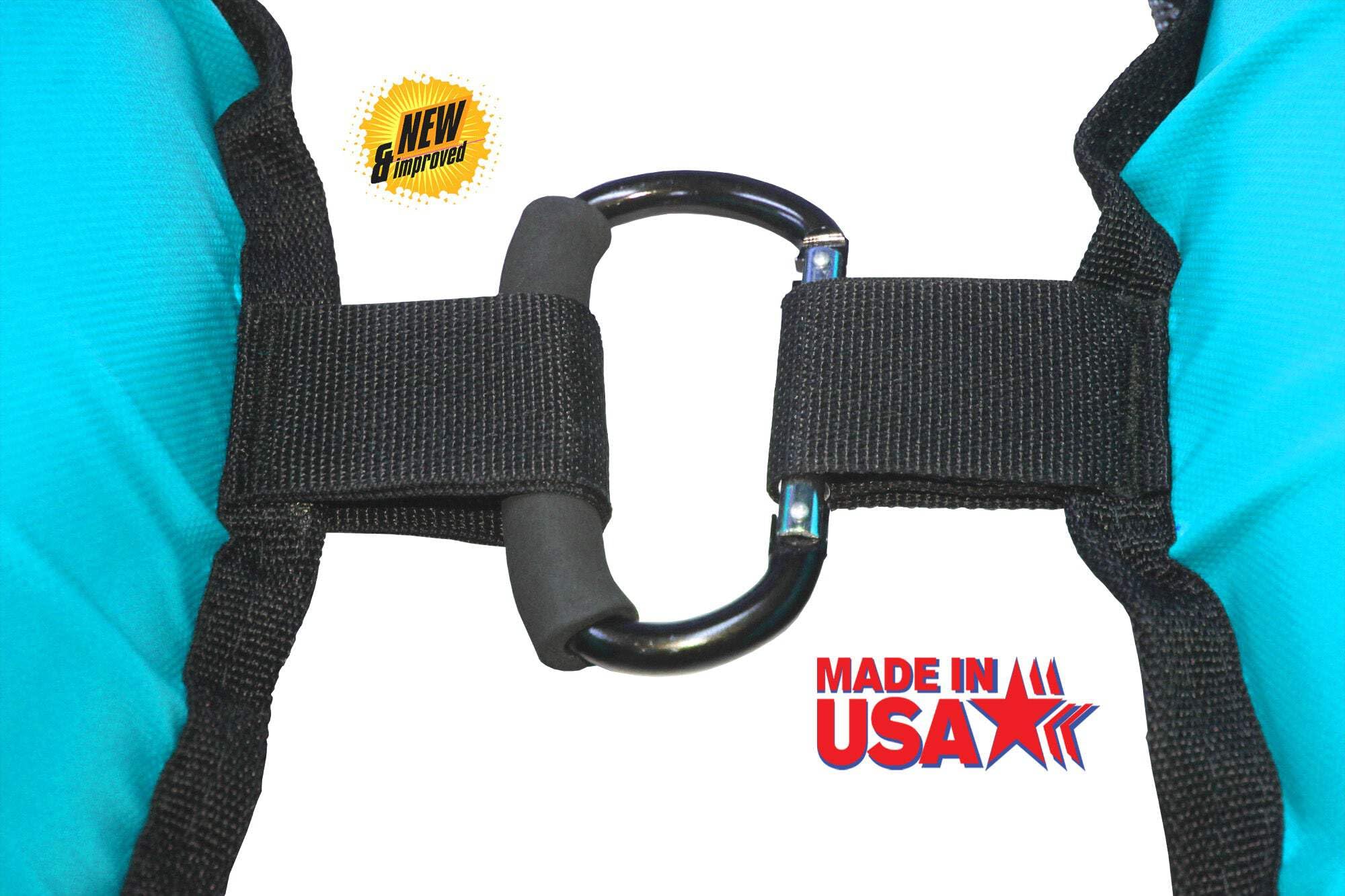 Bradley river tube with micro-mesh bottom allows water through while keeping debris out.
