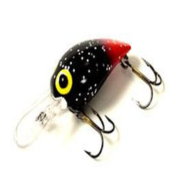Brad's Wee Wiggler lure in black-silver-red, optimized for trolling and casting to attract bites