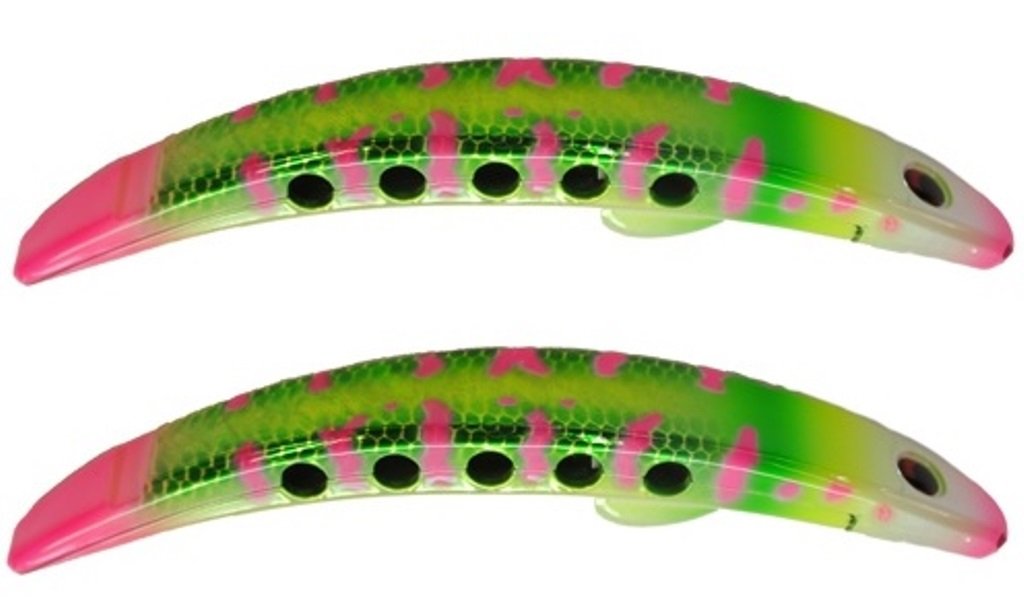 Brad's Twisted Sister lure close-up; lifelike action for better lure presentation.