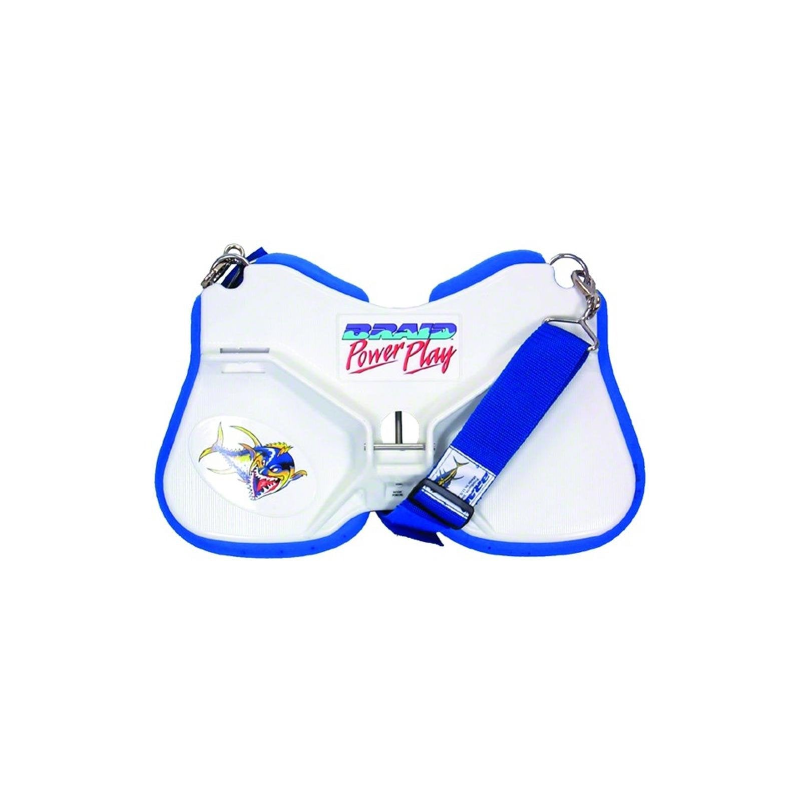 Braid Power Play Fighting Rod Belt front view for secure stand-up fishing with heavy tackle