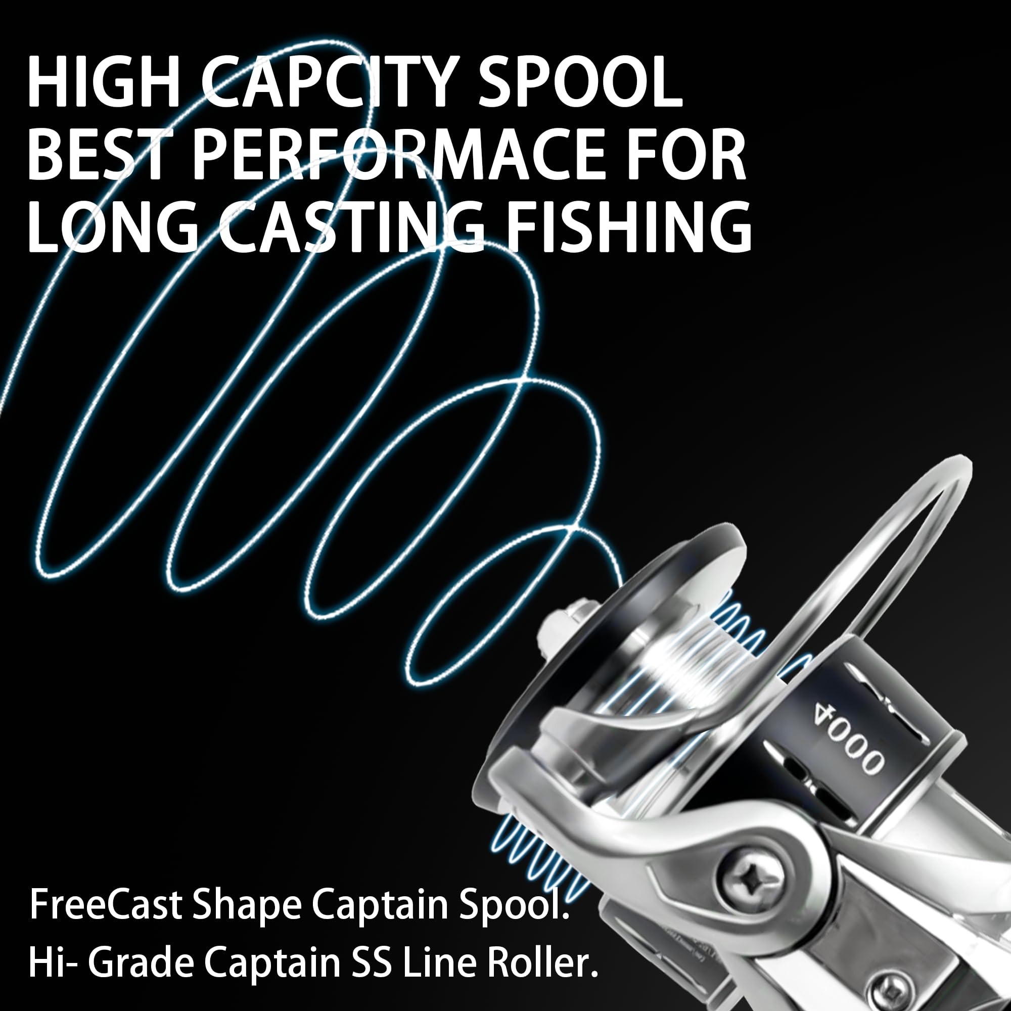 Braid-ready spool optimized for long-distance casts