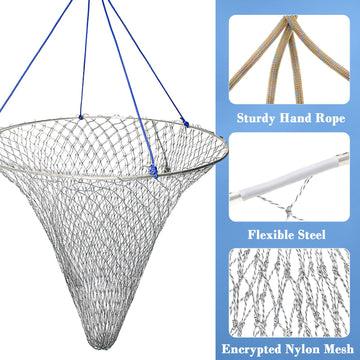 Braided rope and cast net components