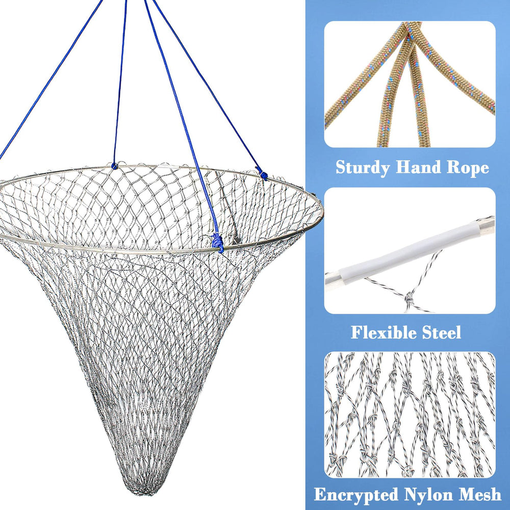 Braided rope and cast net components