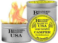 Branded Boards camper large 2-pack for portable campfire adventures.