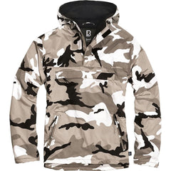 Brandit windbreaker front view highlighting lightweight weatherproof shell