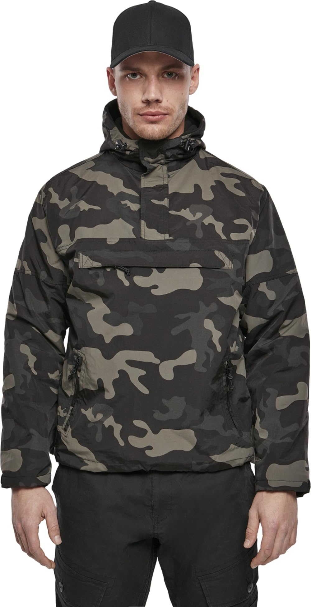 Brandit windbreaker fleece lining closeup showcases cozy insulation and everyday comfort on chilly days.