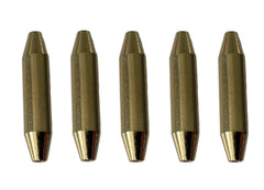 Brass inline spinner lure body 7/16 oz for musky/pike - front view