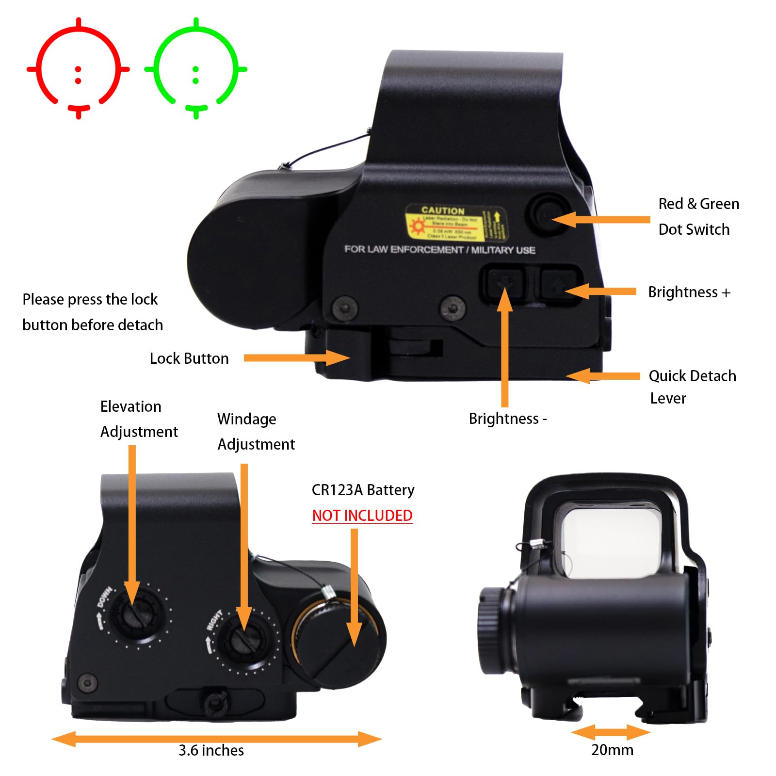 Bravary 558 flip QD mount enables rapid mounting and dismounting.